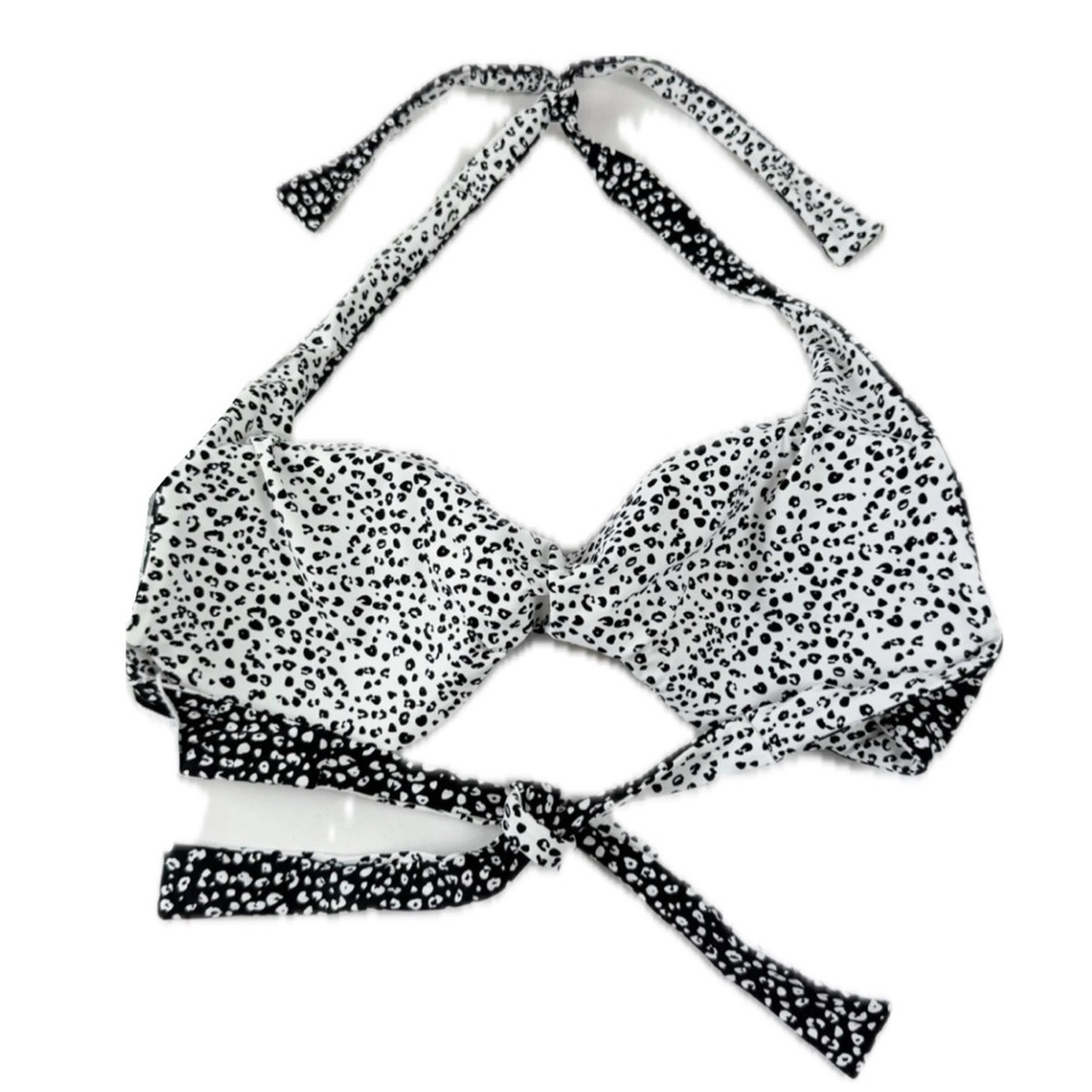 Coco Reef Bikini Top Womens 32 34 DD White Black Reversible Bra Sized Swim NWT - Picture 2 of 9